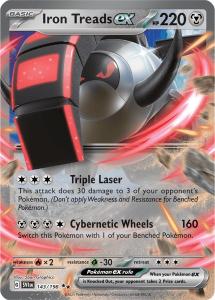 SV1 - Scarlet&Violet - 143/198 - Iron Treads ex - Double Rare Holo