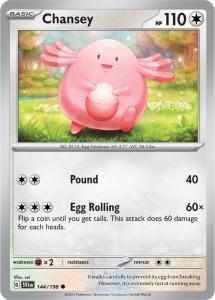 SV1 - Scarlet&Violet - 144/198 - Chansey - Common - Reverse