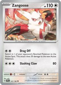 SV1 - Scarlet&Violet - 147/198 - Zangoose - Uncommon