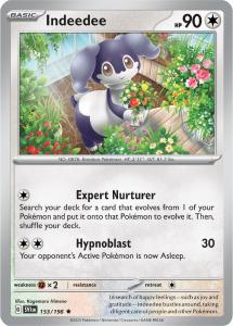 SV1 - Scarlet&Violet - 153/198 - Indeedee - Rare Holo