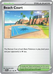 SV1 - Scarlet&Violet - 167/198 - Beach Court - Uncommon