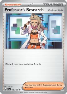 SV1 - Scarlet&Violet - 189/198 - Professor's Research [Professor Sada] - Rare Holo