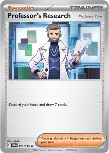 SV1 - Scarlet&Violet - 190/198 - Professor's Research [Professor Turo] - Rare Holo