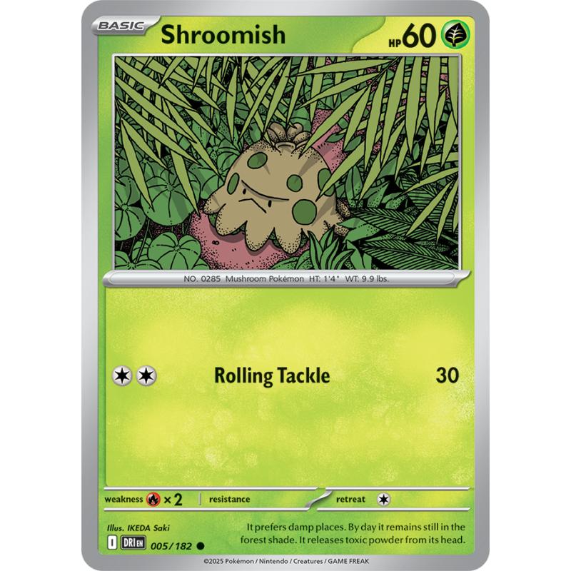 SV10 - Destined Rivals - 005/182 - Shroomish - Common REVERSE