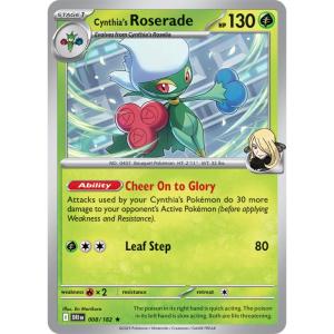 SV10 - Destined Rivals - 008/182 - Cynthia's Roserade - Rare REVERSE