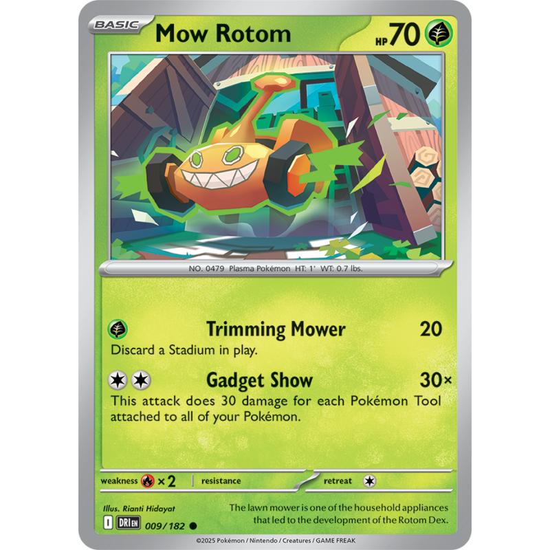 SV10 - Destined Rivals - 009/182 - Mow Rotom - Common REVERSE