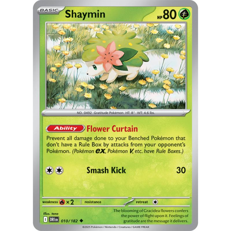SV10 - Destined Rivals - 010/182 - Shaymin - Uncommon