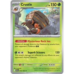 SV10 - Destined Rivals - 012/182 - Crustle - Rare REVERSE