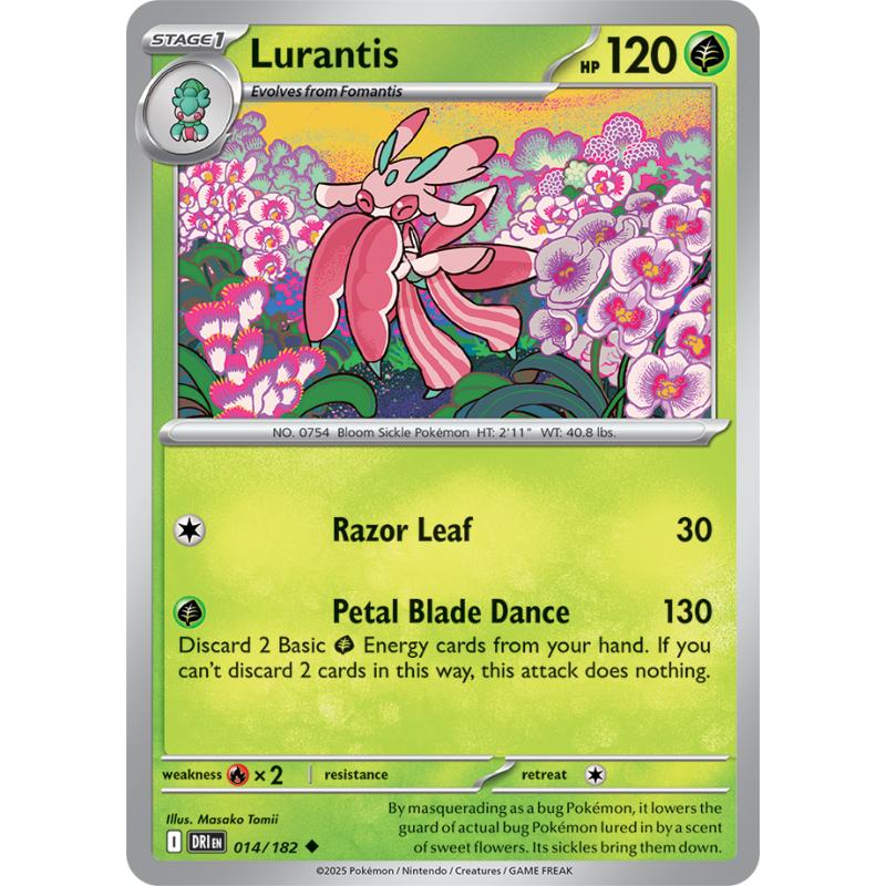 SV10 - Destined Rivals - 014/182 - Lurantis - Uncommon REVERSE
