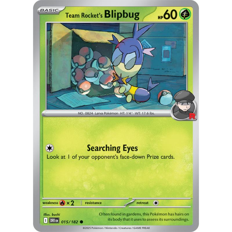 SV10 - Destined Rivals - 015/182 - Team Rocket's Blipbug - Common