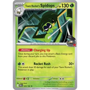 SV10 - Destined Rivals - 020/182 - Team Rocket's Spidops - Rare