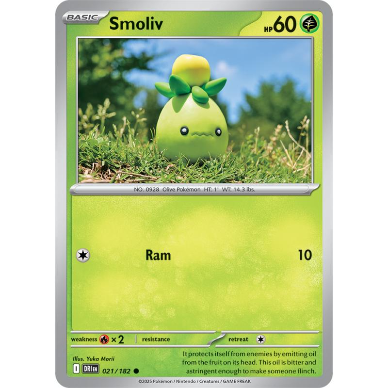 SV10 - Destined Rivals - 021/182 - Smoliv - Common REVERSE