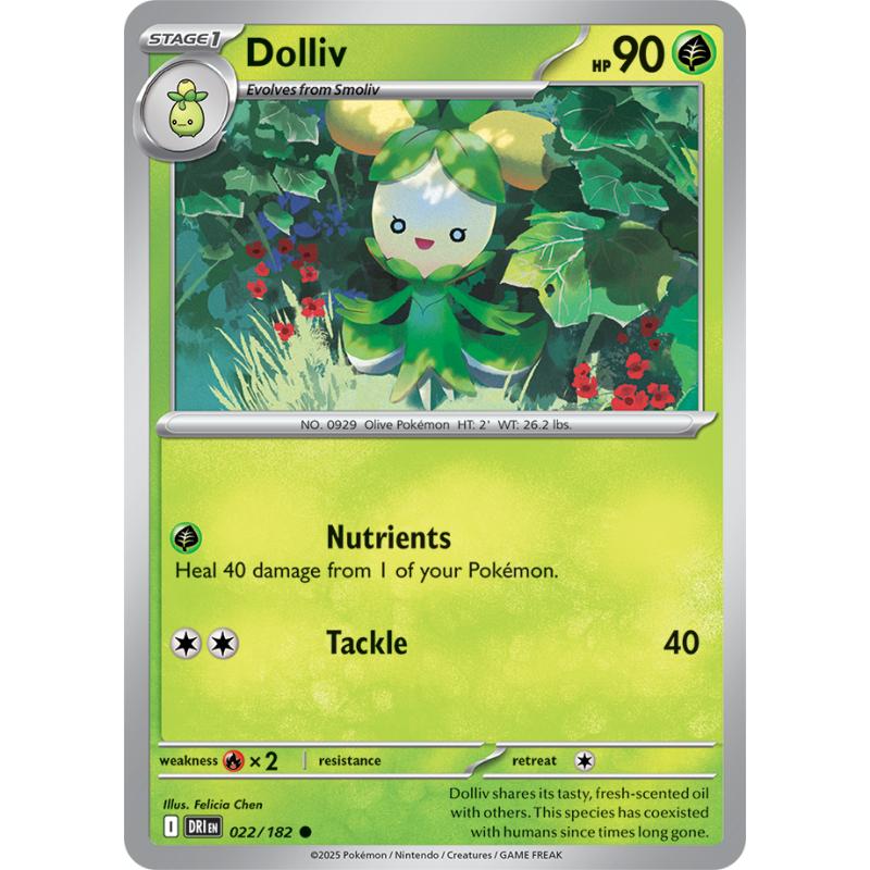 SV10 - Destined Rivals - 022/182 - Dolliv - Common REVERSE