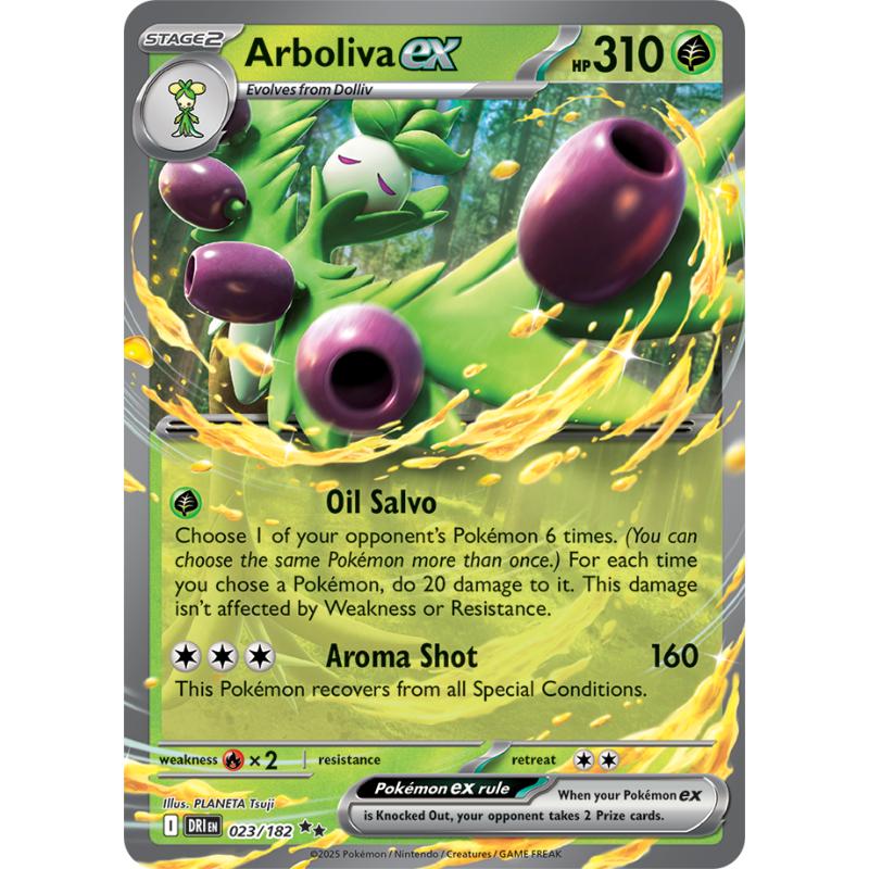 SV10 - Destined Rivals - 023/182 - Arboliva ex - Double Rare