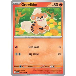 SV10 - Destined Rivals - 027/182 - Growlithe - Common