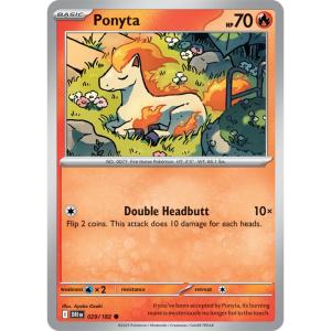 SV10 - Destined Rivals - 029/182 - Ponyta - Common REVERSE