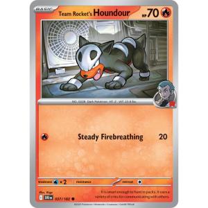 SV10 - Destined Rivals - 037/182 - Team Rocket's Houndour - Common REVERSE