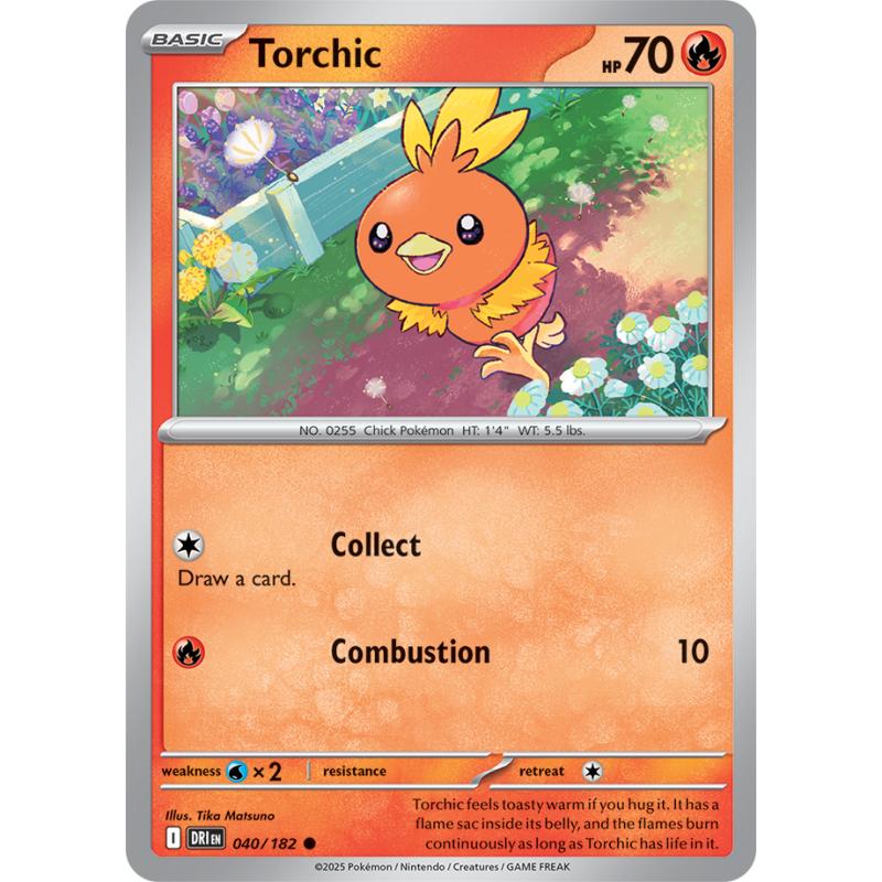 SV10 - Destined Rivals - 040/182 - Torchic - Common REVERSE