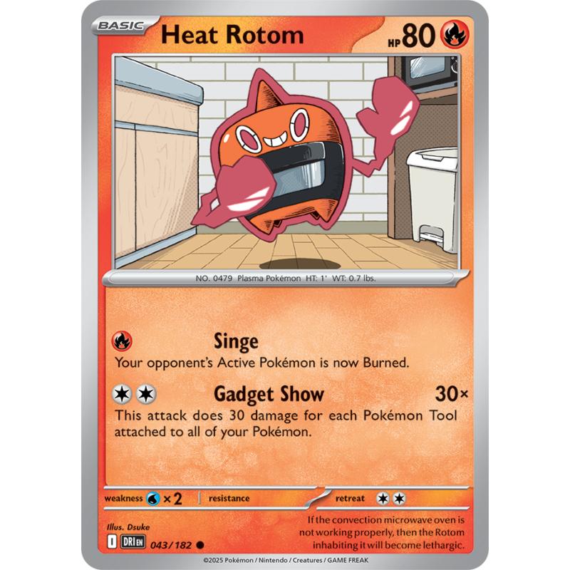 SV10 - Destined Rivals - 043/182 - Heat Rotom - Common REVERSE