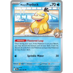 SV10 - Destined Rivals - 045/182 - Misty's Psyduck - Uncommon