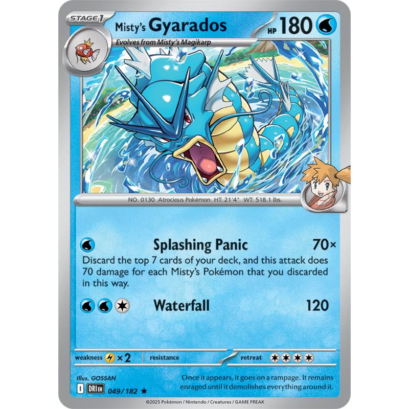 SV10 - Destined Rivals - 049/182 - Misty's Gyarados - Rare