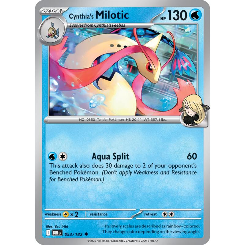 SV10 - Destined Rivals - 053/182 - Cynthia's Milotic - Uncommon REVERSE