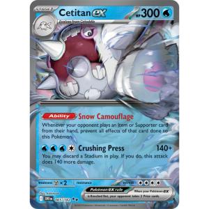 SV10 - Destined Rivals - 065/182 - Cetitan ex - Double Rare