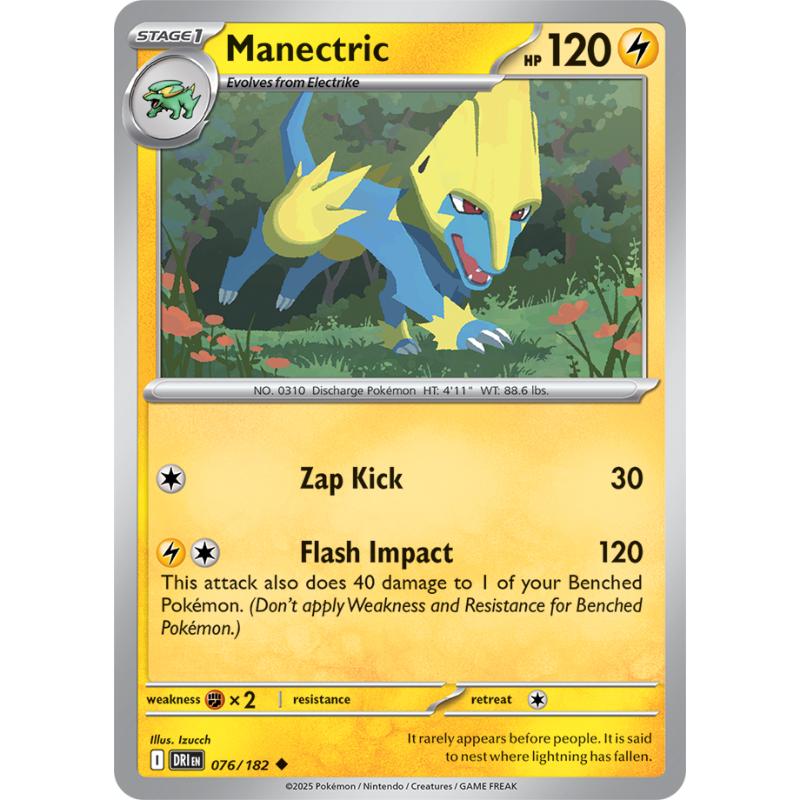 SV10 - Destined Rivals - 076/182 - Manectric - Uncommon REVERSE