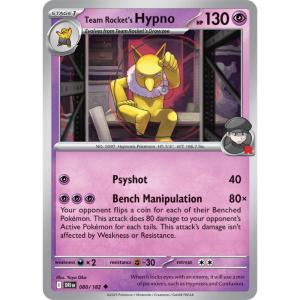 SV10 - Destined Rivals - 080/182 - Team Rocket's Hypno - Uncommon