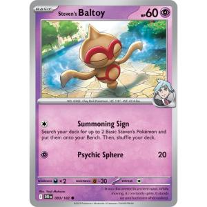 SV10 - Destined Rivals - 083/182 - Steven's Baltoy - Common REVERSE