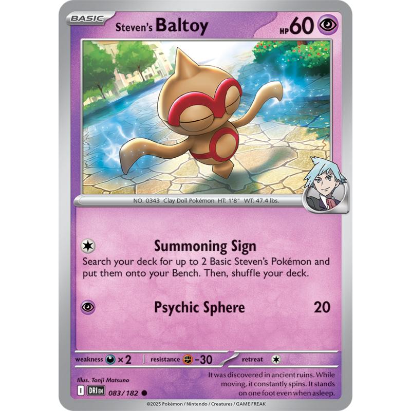 SV10 - Destined Rivals - 083/182 - Steven's Baltoy - Common