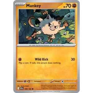 SV10 - Destined Rivals - 090/182 - Mankey - Common