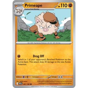 SV10 - Destined Rivals - 091/182 - Primeape - Common