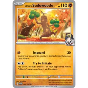 SV10 - Destined Rivals - 093/182 - Ethan's Sudowoodo - Common REVERSE