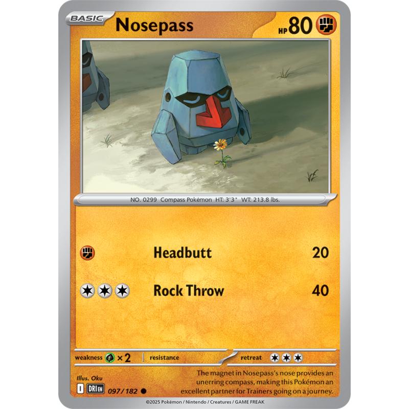 SV10 - Destined Rivals - 097/182 - Nosepass - Common REVERSE