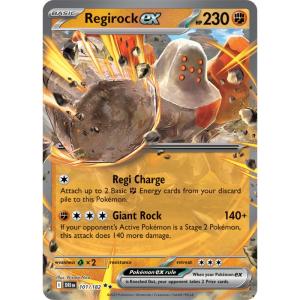 SV10 - Destined Rivals - 101/182 - Regirock ex - Double Rare