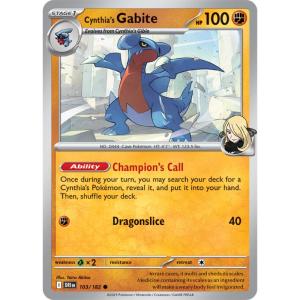 SV10 - Destined Rivals - 103/182 - Cynthia's Gabite - Common