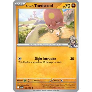 SV10 - Destined Rivals - 109/182 - Arven's Toedscool - Common REVERSE