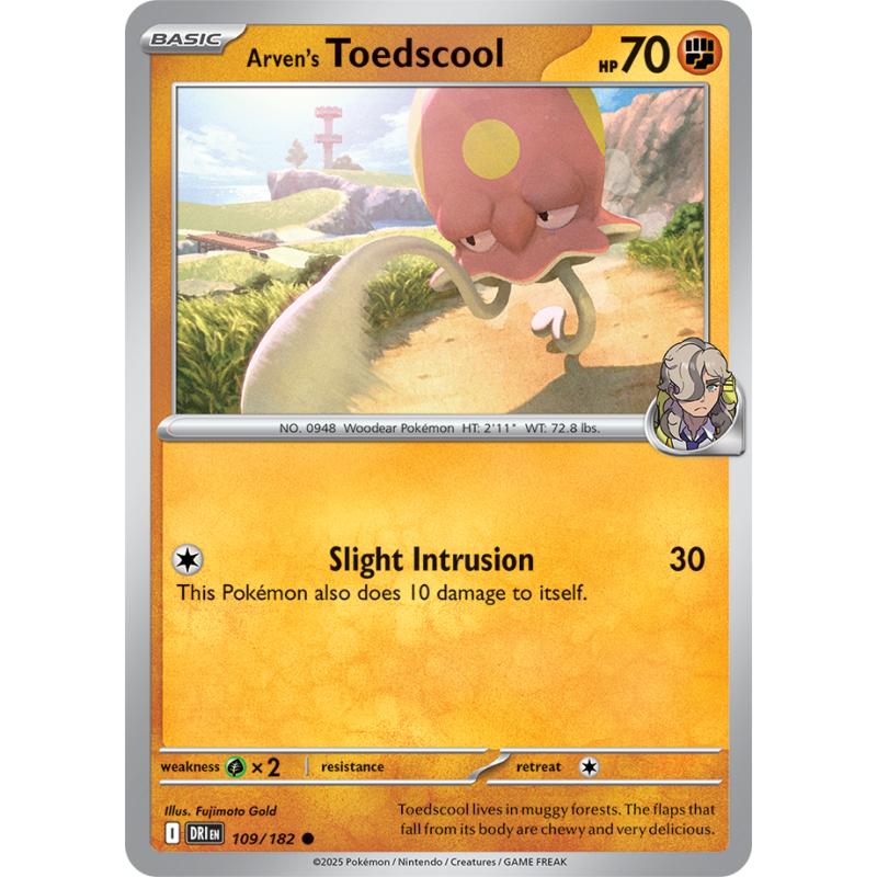 SV10 - Destined Rivals - 109/182 - Arven's Toedscool - Common