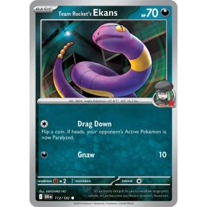 SV10 - Destined Rivals - 112/182 - Team Rocket's Ekans - Common