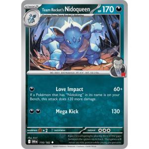 SV10 - Destined Rivals - 116/182 - Team Rocket's Nidoqueen - Uncommon