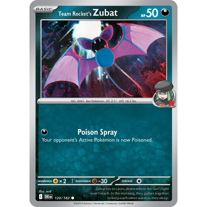 SV10 - Destined Rivals - 120/182 - Team Rocket's Zubat - Common
