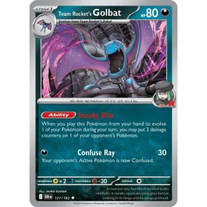SV10 - Destined Rivals - 121/182 - Team Rocket's Golbat - Uncommon
