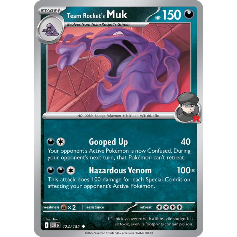 SV10 - Destined Rivals - 124/182 - Team Rocket's Muk - Uncommon