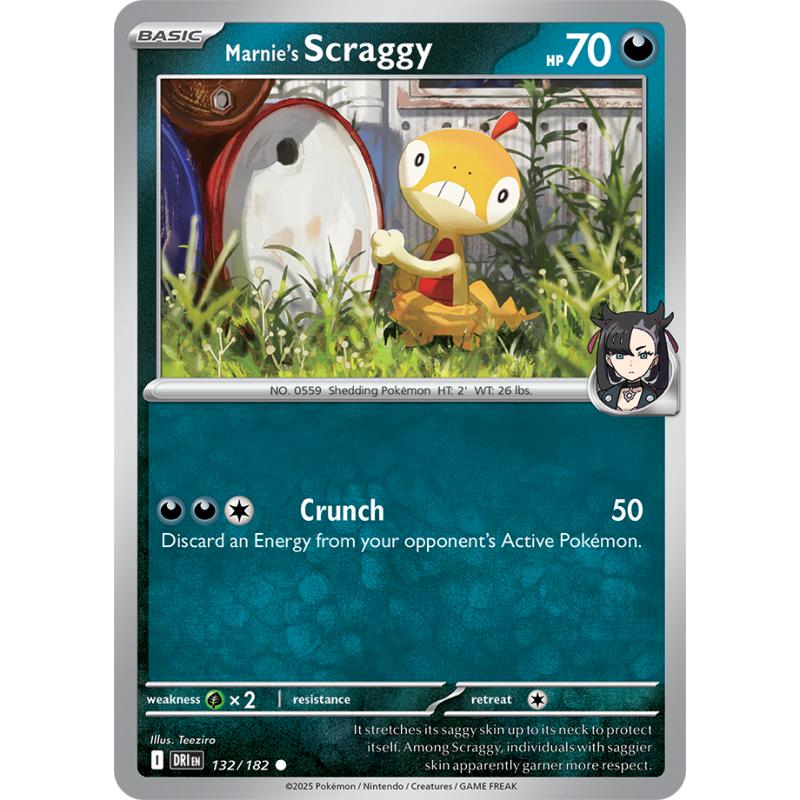 SV10 - Destined Rivals - 132/182 - Marnie's Scraggy - Common