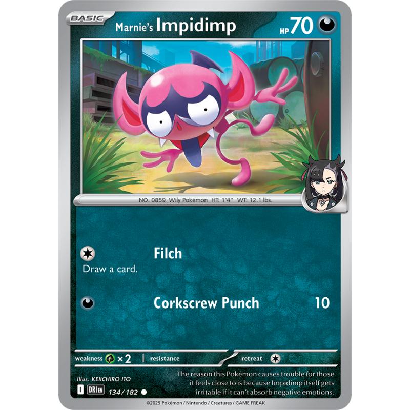 SV10 - Destined Rivals - 134/182 - Marnie's Impidimp - Common