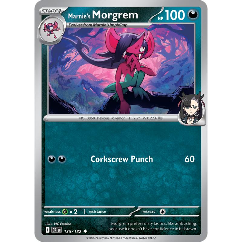SV10 - Destined Rivals - 135/182 - Marnie's Morgrem - Uncommon