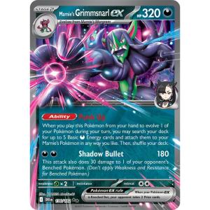 SV10 - Destined Rivals - 136/182 - Marnie's Grimmsnarl ex - Double Rare