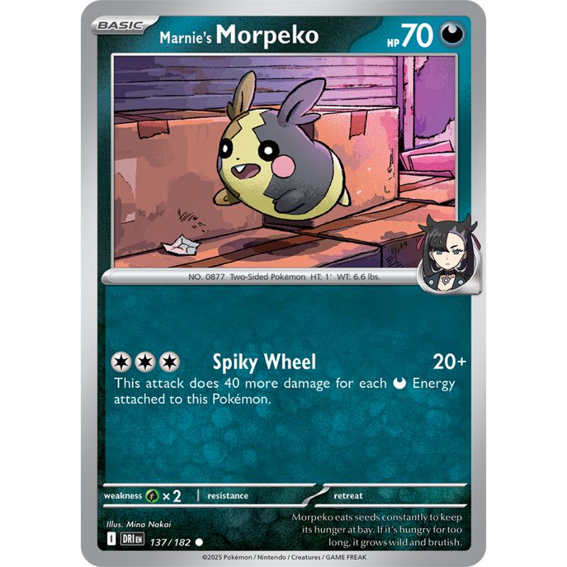 SV10 - Destined Rivals - 137/182 - Marnie's Morpeko - Common
