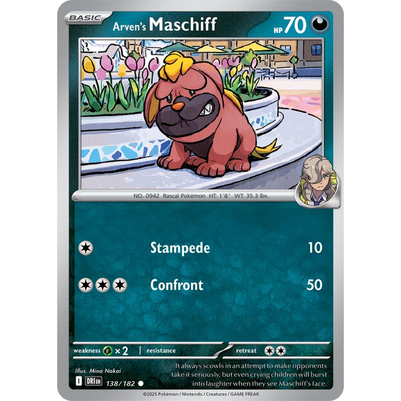 SV10 - Destined Rivals - 138/182 - Arven's Maschiff - Common